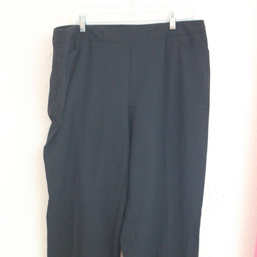 #447 Dressbarn Black Dress Pants Size 14W